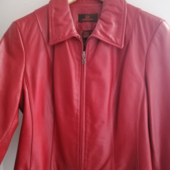 Red Leather Jacket - Picture 1 of 6